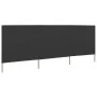 Paravientos de playa de 3 paneles tela gris antracita 400x80 cm by , Umbrellas - Ref: Foro24-47142, Price: 35,25 €, Discount:...