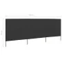 Paravientos de playa de 3 paneles tela gris antracita 400x80 cm by , Umbrellas - Ref: Foro24-47142, Price: 35,25 €, Discount:...
