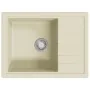 Fregadero de cocina con rebosadero ovalado granito beige von , Sinkt - Ref: Foro24-147103, Preis: 157,83 €, Rabatt: -5%%