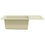 Fregadero de cocina con rebosadero ovalado granito beige von , Sinkt - Ref: Foro24-147103, Preis: 157,83 €, Rabatt: -5%%