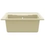 Fregadero de cocina con rebosadero ovalado granito beige von , Sinkt - Ref: Foro24-147103, Preis: 157,83 €, Rabatt: -5%%