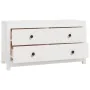 Armario auxiliar madera maciza de pino blanco 100x40x54 cm by , Sideboards - Ref: Foro24-821775, Price: 165,23 €, Discount: -5%%