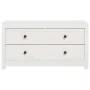 Armario auxiliar madera maciza de pino blanco 100x40x54 cm by , Sideboards - Ref: Foro24-821775, Price: 165,23 €, Discount: -5%%