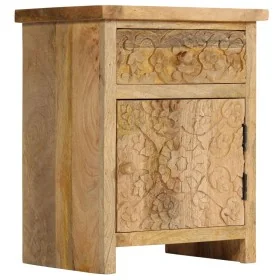 Mesita de noche de madera maciza de mango 40x30x50 cm by , Nightstands - Ref: Foro24-246152, Price: 154,49 €, Discount: -5%%