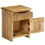 Mesita de noche de madera maciza de mango 40x30x50 cm von , Nachttische - Ref: Foro24-246152, Preis: 154,49 €, Rabatt: -5%%