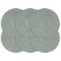Mantel individual 6 uds liso redondo yute verde oliva 38 cm by , Placemats - Ref: Foro24-133841, Price: 31,74 €, Discount: -5%%
