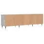 Mueble de TV madera contrachapada gris hormigón 150x30x44,5 cm de , Muebles TV - Ref: Foro24-831264, Precio: 90,85 €, Descuen...