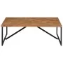 Mesa de centro madera maciza de acacia 110x110x36 cm | Foro24.es | Tu tienda online para hogar, jardín y más Foro24.es