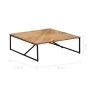 Mesa de centro madera maciza de acacia 110x110x36 cm | Foro24.es | Tu tienda online para hogar, jardín y más Foro24.es