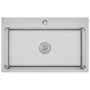 Fregadero de cocina hecho a mano acero inoxidable von , Sinkt - Ref: Foro24-51514, Preis: 115,62 €, Rabatt: -5%%