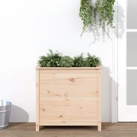 Jardinera madera maciza de pino 82,5x40x78 cm von , Töpfe und Pflanzgefäße - Ref: Foro24-825282, Preis: 97,89 €, Rabatt: -5%%