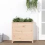Jardinera madera maciza de pino 82,5x40x78 cm von , Töpfe und Pflanzgefäße - Ref: Foro24-825282, Preis: 97,89 €, Rabatt: -5%%