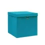 Cajas de almacenaje con tapas 4 uds azul bebé 28x28x28 cm by , Storage baskets - Ref: Foro24-325232, Price: 28,80 €, Discount...
