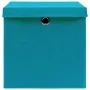 Cajas de almacenaje con tapas 4 uds azul bebé 28x28x28 cm by , Storage baskets - Ref: Foro24-325232, Price: 28,80 €, Discount...