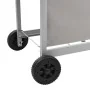 Barbacoa de gas con 6 fogones plateada by , Barbecues - Ref: Foro24-3053632, Price: 298,04 €, Discount: -5%%