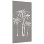 Adorno de pared de jardín acero corten diseño palmera 105x55 cm by , Posters, prints and visual art - Ref: Foro24-824485, Pri...