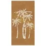 Adorno de pared de jardín acero corten diseño palmera 105x55 cm by , Posters, prints and visual art - Ref: Foro24-824485, Pri...