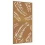 Adorno de pared de jardín acero corten diseño de hoja 105x55 cm by , Posters, prints and visual art - Ref: Foro24-824493, Pri...