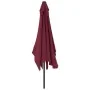 Sombrilla de jardín con palo de metal rojo burdeos 300x200 cm by , Umbrellas - Ref: Foro24-44503, Price: 67,40 €, Discount: -5%%