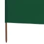 Paravientod de playa de 3 paneles tela verde 400x160 cm by , Umbrellas - Ref: Foro24-47149, Price: 61,47 €, Discount: -5%%