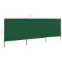 Paravientod de playa de 3 paneles tela verde 400x160 cm by , Umbrellas - Ref: Foro24-47149, Price: 61,47 €, Discount: -5%%