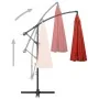 Sombrilla colgante con palo de aluminio color terracota 3 m | Foro24.es | Tu tienda online para hogar, jardín y más Foro24.es