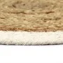 Mantel individual redondo 6 uds yute algodón natural liso 38 cm de , Manteles individuales - Ref: Foro24-133855, Precio: 29,8...