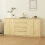 Armarios auxiliares 3 unidades madera maciza de pino de , Aparadores - Ref: Foro24-3094812, Precio: 279,56 €, Descuento: -5%%
