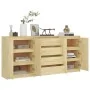 Armarios auxiliares 3 unidades madera maciza de pino de , Aparadores - Ref: Foro24-3094812, Precio: 279,56 €, Descuento: -5%%