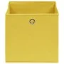 Cajas de almacenaje 4 uds tela amarillo 32x32x32 cm by , Storage baskets - Ref: Foro24-288365, Price: 25,31 €, Discount: -5%%
