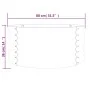 Jardinera de acero con recubrimiento en polvo gris 80x80x36 cm by , Pots and planters - Ref: Foro24-318854, Price: 25,63 €, D...