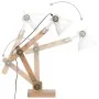 Lámpara de mesa industrial redonda blanca 58x18x90 cm E27 by , Lamps - Ref: Foro24-320554, Price: 44,21 €, Discount: -5%%
