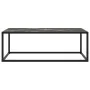 Mesa de centro negra con vidrio de mármol negro 100x50x35 cm by , Coffee table - Ref: Foro24-322882, Price: 82,85 €, Discount...