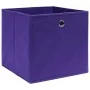 Cajas de almacenaje 10 uds tela no tejida morado 28x28x28 cm | Foro24.es | Tu tienda online para hogar, jardín y más Foro24.es