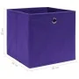 Cajas de almacenaje 10 uds tela no tejida morado 28x28x28 cm | Foro24.es | Tu tienda online para hogar, jardín y más Foro24.es