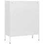 Armario de cajones de acero blanco 80x35x101,5 cm by , Drawers - Ref: Foro24-336206, Price: 219,19 €, Discount: -5%%