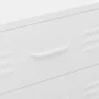 Armario de cajones de acero blanco 80x35x101,5 cm by , Drawers - Ref: Foro24-336206, Price: 219,19 €, Discount: -5%%