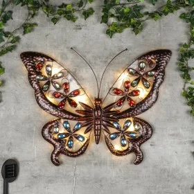 HI Lámpara solar LED de pared para jardín forma de mariposa enjoyada von , Außenbeleuchtung - Ref: Foro24-435321, Preis: 42,7...