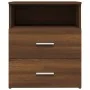 Mesita de noche marrón roble 50x32x60 cm by , Nightstands - Ref: Foro24-815862, Price: 63,80 €, Discount: -5%%