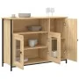 Aparador de madera de ingeniería roble Sonoma 100x35x75 cm von , Sideboards - Ref: Foro24-835510, Preis: 100,41 €, Rabatt: -5%%