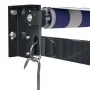 Toldo retráctil aluminio y tela azul y blanco 3x2,5 m by , Awnings - Ref: Foro24-3154446, Price: 198,78 €, Discount: -5%%