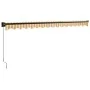 Toldo retráctil aluminio y tela amarillo y blanco 4,5x3 m von , Markisen - Ref: Foro24-3154459, Preis: 293,33 €, Rabatt: -5%%