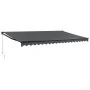 Toldo retráctil aluminio y tela gris antracita 5x3 m by , Awnings - Ref: Foro24-3154465, Price: 356,31 €, Discount: -5%%