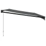 Toldo retráctil aluminio y tela gris antracita 5x3 m by , Awnings - Ref: Foro24-3154465, Price: 356,31 €, Discount: -5%%
