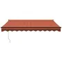 Toldo retráctil aluminio y tela naranja y marrón 3,5x2,5 m by , Awnings - Ref: Foro24-3154467, Price: 217,61 €, Discount: -5%%