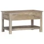 Mesa de centro de madera maciza de mango 82x52x47 cm | Foro24.es | Tu tienda online para hogar, jardín y más Foro24.es