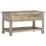 Mesa de centro de madera maciza de mango 82x52x47 cm | Foro24.es | Tu tienda online para hogar, jardín y más Foro24.es