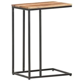 Mesa auxiliar de madera maciza 35x45x65 cm