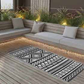Alfombra de exterior ARAKIL negra 80x150 cm PP von , Outdoor-Protektoren - Ref: Foro24-316975, Preis: 23,22 €, Rabatt: -5%%