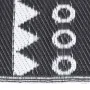 Alfombra de exterior ARAKIL negra 80x150 cm PP by , Outdoor protectors - Ref: Foro24-316975, Price: 23,22 €, Discount: -5%%